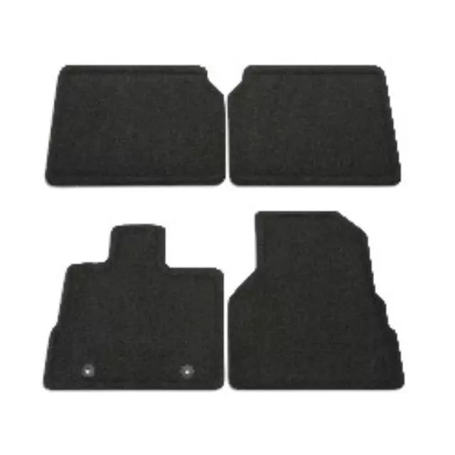 GM Accessories 22783017 - Front and Rear Carpeted Floor Mats in Jet Black [2013-17 Equinox & Terrain] - GM (22783017)