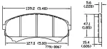 13050675 - : Disc Brake Pad Set for OmniParts Image