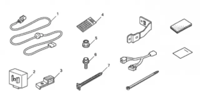 8L91SCV100A - : Trailer Hitch Wiring Harness for Honda: Element Image