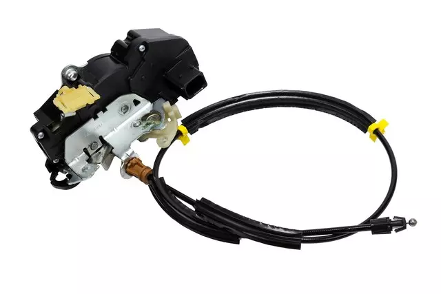 25789214 - : Part# 25789214 Front Passenger Side Door Lock with Cables for Cadillac: Escalade ESV, Escalade EXT | Chevrolet: Avalanche, Silverado 1500, Silverado 2500 HD, Silverado 3500 HD | GMC: Sierra 1500, Sierra 2500 HD, Sierra 3500 HD Image