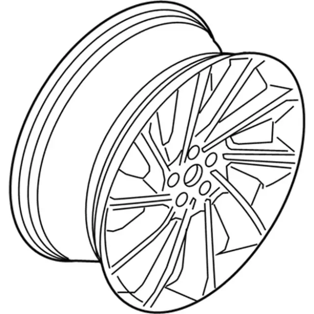KA1Z1007E - : Wheel, Alloy for Lincoln: Nautilus Image