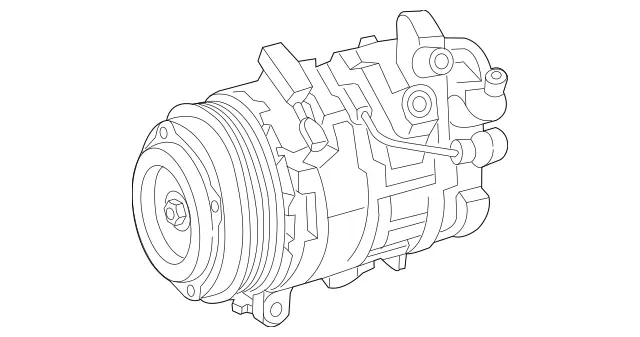 830390264 - : Exchange Refrigerant Compressor for Mercedes-Benz Image