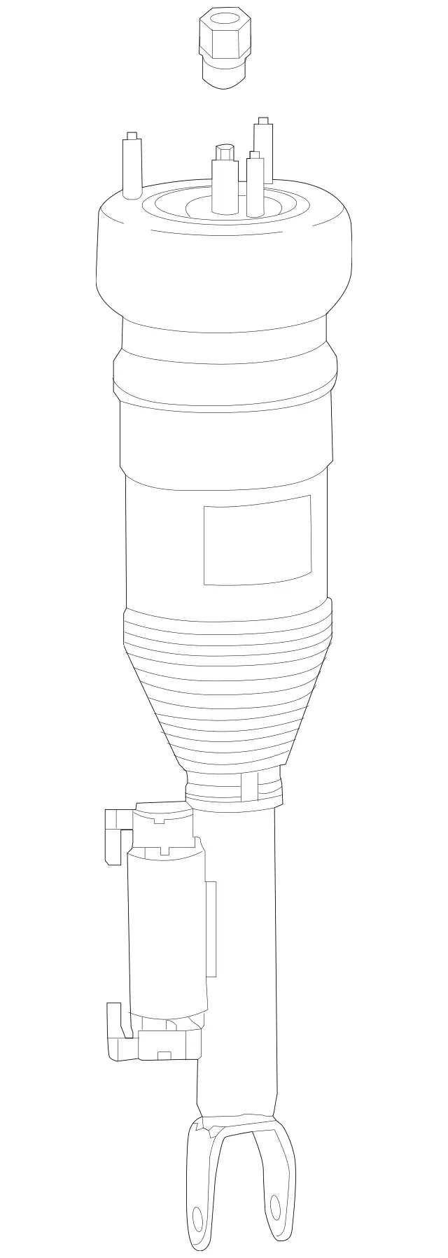 257320210189 - : Remanufactured Air Spring Strut for Mercedes-Benz: CLS450, CLS53 AMG Image