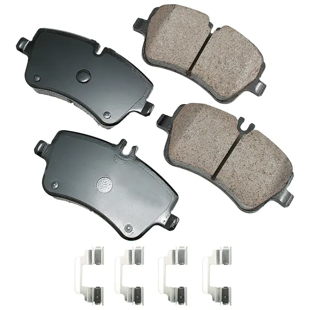 EUR872A - : Akebono EURO Ultra Premium Ceramic Disc Brake Pad Kit for AKEBONO Image