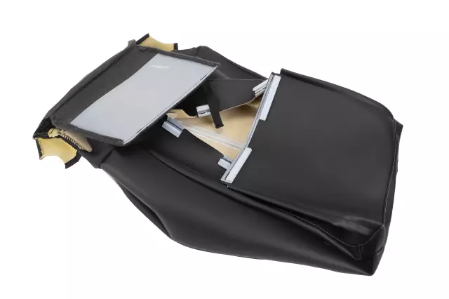23222350 - : Light Titanium Passenger Seat Back Cushion Cover for GM Image