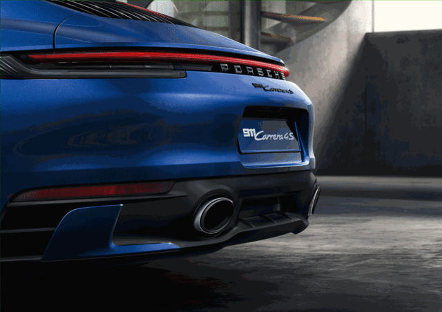 992044207 - Exterior: 2023 Porsche 911 - Tailpipes Of The Sports Exhaust System for Porsche: 911 Image