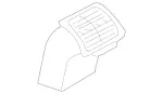 22083006541424 - Body: Vent for Mercedes-Benz Image