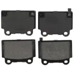 ZX1368 - : QuickStop Rear Disc Brake Pad Set Semi-Metallic for WAGNER BRAKE Image