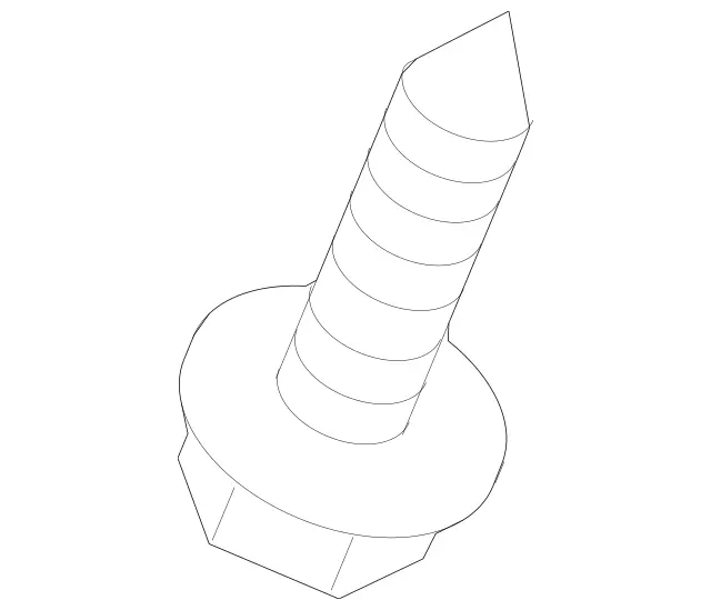 544 - Attachment Parts: Tapping Screw for Mercedes-Benz: 180A, 180b, 220a, A220, A35 AMG, B Electric Drive, B250e, CLA250, CLA35 AMG, CLA45 AMG, CLA45 AMG S, E420, E430, EQB 250+, EQB 300, EQB 350, EQE 350 SUV, EQE 350+ SUV, EQE 500 SUV, EQE AMG SUV, GL320, GL550, GLA250, GLA35 AMG, GLA45 AMG, GLB250, GLB35 AMG, GLE350, GLE450, GLE450e, GLE53 AMG, GLE580, GLE63 AMG S, GLS450, GLS580, GLS63 AMG, Maybach GLS600, Metris, SLK230, SLK320 Image image