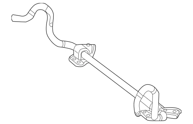2053231465 - Springs, Suspension and Hydraulics: Torsion Bar for Mercedes-Benz: C400, C43 AMG, C450 AMG, CLS450, CLS53 AMG, E300, E350, E400, E43 AMG, E450, E53 AMG Image image