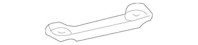 2036280041 - Cowl, Front Panel: Rail for Mercedes-Benz: 180C, C230, C240, C280, C32 AMG, C320, C350, C55 AMG, CLK320, CLK350, CLK500, CLK55 AMG, CLK550, CLK63 AMG Image image