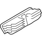 GN1Z19893AC - : Vent Louver for Ford: EcoSport Image