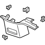 JL1Z4031010CC - Body: Rear Pillar Trim for Ford: Expedition | Lincoln: Navigator Image