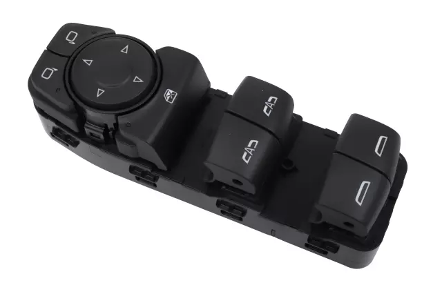 84513458 - : Black Front Driver Side Door Window Switch for Buick: LaCrosse, Regal Sportback, Regal TourX | Chevrolet: Bolt EUV | GMC: Acadia Image