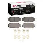 1551130401 - : DFC 5000 Advanced Pads - Ceramic and Hardware Kit for DYNAMIC FRICTION Image