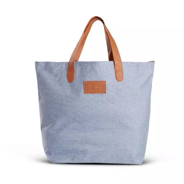 152371900 - : Mer Heathered Tote Bag Blue for Mercedes-Benz Image