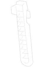 9108350100 - HVAC: Auxiliary Heater Seal for Mercedes-Benz: Sprinter 1500, Sprinter 2500, Sprinter 3500, Sprinter 3500XD Image