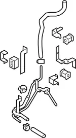497211MA0A - : Return Line Assembly for Infiniti Image