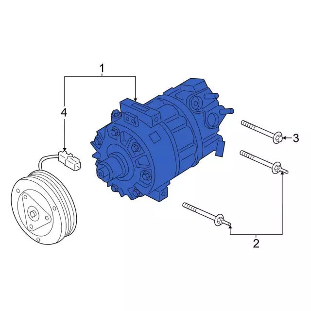 A/C Compressor - Ford (JX6Z-19703-S)