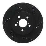 63313037R - : DFC Brake Rotor - Drilled and Slotted - Black for DYNAMIC FRICTION Image
