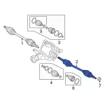FR3Z4K139H - Suspension: Axle Assembly for Ford: Mustang Image