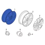 LJ8Z1007A - : Wheel Assembly for Ford: Mustang Mach-E Image