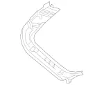 25374011009051 - Body: Upper Gate Trim for Mercedes-Benz Image