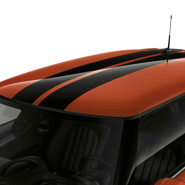 51142464288 - Retrofitting / Conversion / Accessories: Set of Sport Stripes, Black for Mini: Cooper, Cooper S, Cooper SE, JCW, JCW GP Image image