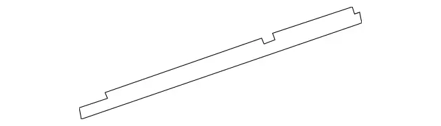 1646904580 - Rear Doors: Trim Bar for Mercedes-Benz: GL320, GL550 Image image