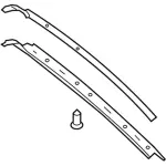 FR3Z7602564B - Body: Front Molding for Ford: Mustang Image