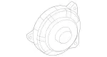 167820250164 - Electrical System: Speaker for Mercedes-Benz: GLE350, GLE450, GLE450e, GLE53 AMG, GLE580, GLE63 AMG S, GLS450, GLS580, GLS63 AMG, Maybach GLS600 Image