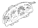 5L8Z10849RB - : Instrument Cluster for Ford: Escape Image