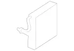 2218300358 - Heating and Ventilation: Evaporator for Mercedes-Benz Image