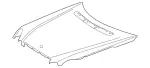 219880035728 - Body: Hood for Mercedes-Benz Image