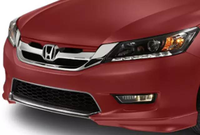 8F01T2A171 - Exterior: UNDERBODY SPOILER (FRONT) (2013-2015 ACCORD SEDAN) *R548P* (BASQUE RED PEARL II) for Honda Image