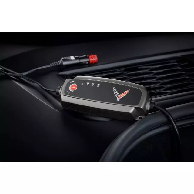 Battery Conditioner With Crossed Flags Logo - GM (85132786)