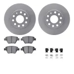 461274024 - : DFC Geospec Rotors with EURO 5000 Ceramic Brake Pads includes Hardware for DYNAMIC FRICTION Image