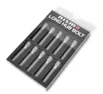 40222RS035 - : NISMO FRONT LONG HUB BOLTS (Front: 50mm) for Nissan: 200SX, 240SX, 280ZX, 300ZX, 310, 350Z, 720, Altima, Armada, Axxess, Cube, Frontier, GT-R, Juke, Kicks, Maxima, Murano, NV1500, NV200, NV2500, NV3500, Pathfinder, Pathfinder Armada, Pulsar NX, Quest, Rogue, Rogue Select, Sentra, Stanza, TITAN, TITAN XD, Van, Versa, Versa Note, Xterra Image