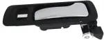 81675 - : Interior Door Handle Front Right Chrome Lever/Black Housing for Dorman Image