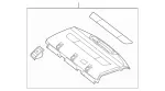 20469061009G86 - Body: Pkg Tray Trim for Mercedes-Benz Image