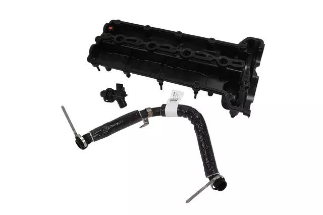Valve Rocker Arm Cover Kit with Studs, Bolts, Gasket, Pipe, and Seal - GM (12685915)