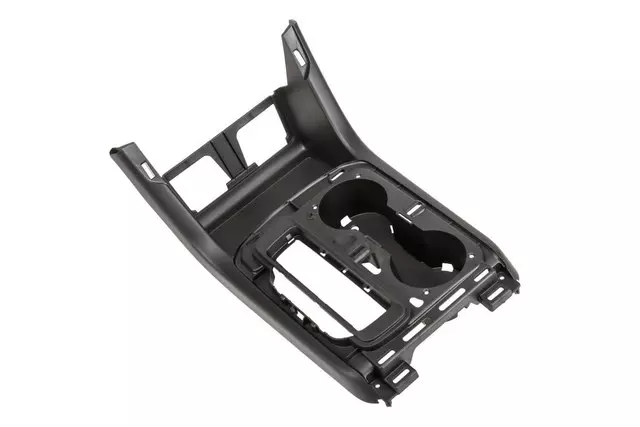 Jet Black Front Floor Console Trim Plate - GM (23484411)