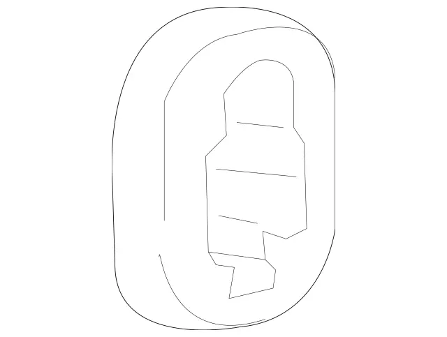 211492004464 - Exhaust System: Suspension Ring for Mercedes-Benz: C230, C320, CLS500, CLS55 AMG, CLS550, E320, E500 Image image