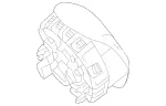 86030038R01 - : Driver's Airbag for Mercedes-Benz Image