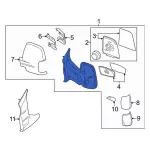 LK4Z17682GA - Body: Mirror Assembly for Ford: E-Transit, Transit-150, Transit-250, Transit-350, Transit-350 HD Image