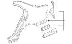 2116300921 - Side Panels: Fender, Rear for Mercedes-Benz Image