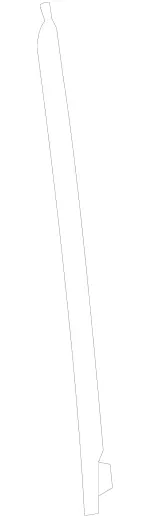 164730051964 - : Window Divider for Mercedes-Benz: GL320, GL550 Image