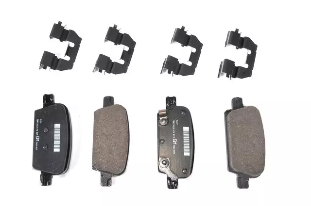 Rear Disc Brake Pad Set with Clips - GM (23411909)
