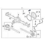 KB3Z4346A - : Rear Cover Bolt for Ford: Bronco Image