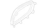 2518351298 - Heating and Ventilation: Seal for Mercedes-Benz Image